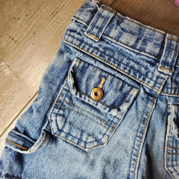 Genuine Kids by OshKosh Size 12m Baby Toddler Boy Jean Short Medium Wash Blue - Picture 11 of 13